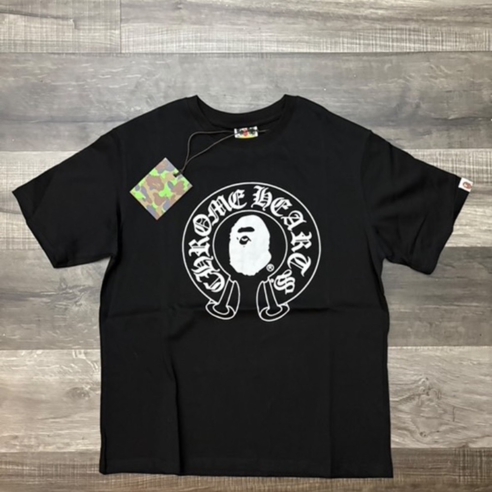 Chrome Hearts Black Graphic T-Shirt